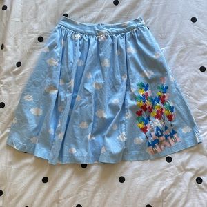 The Dress Shop Disney Parks Castle Clouds Up skirt *tailored* approx size S